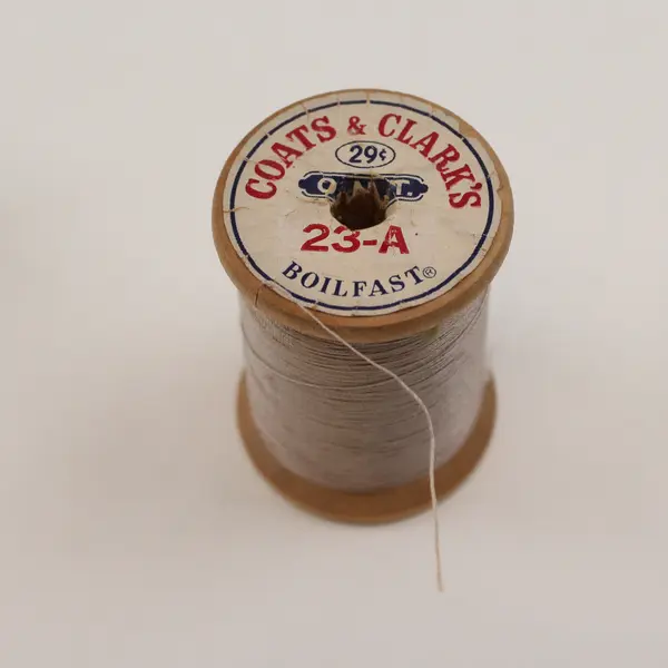 Lot of 4 Brown Sewing Thread Spools Assorted Shades for Quilting