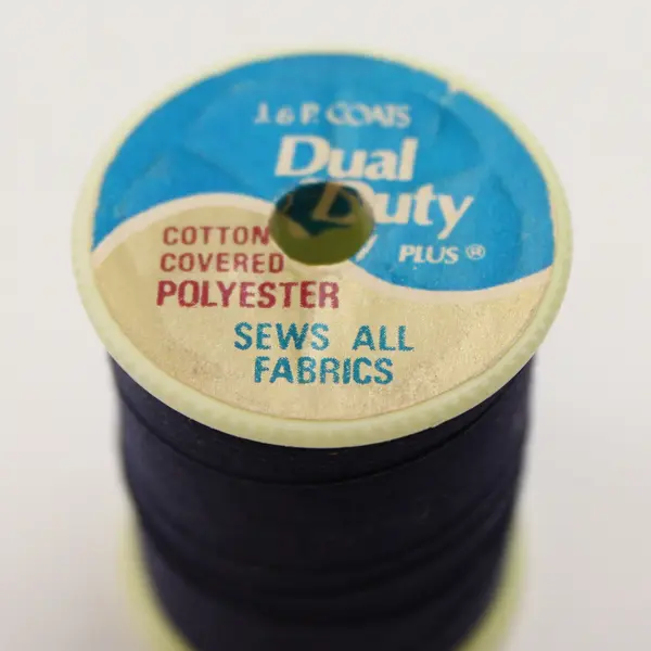 Lot of 5 Blue Sewing Thread Spools Assorted Shades for Quilting