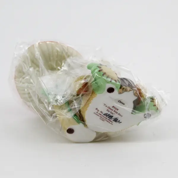 Cherished Teddies By Enesco "I'm Green With Envy For You" 1996 Ryan 203041