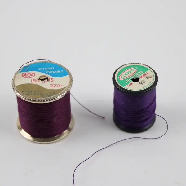 Lot of 5 Purple/Mauve Sewing Thread Spools Assorted Shades for Quilting