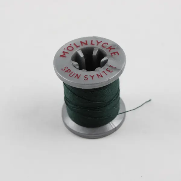 Lot of 4 Green Sewing Thread Spools Assorted Shades for Quilting