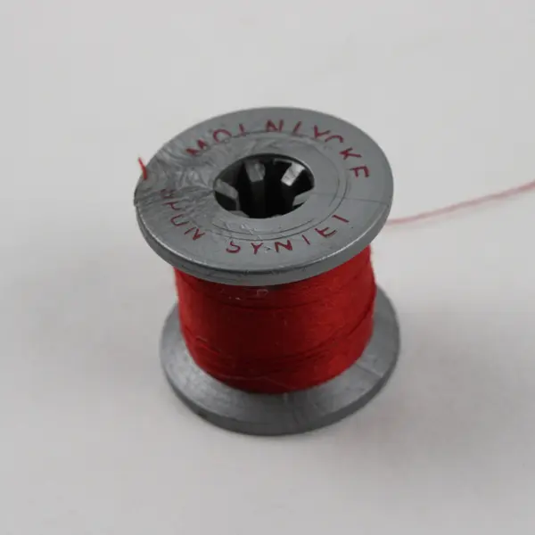 Lot of 4 Orange/Blue Sewing Thread Spools Assorted Shades for Quilting