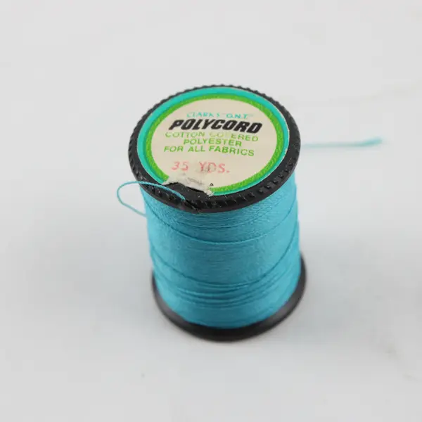 Lot of 4 Orange/Blue Sewing Thread Spools Assorted Shades for Quilting