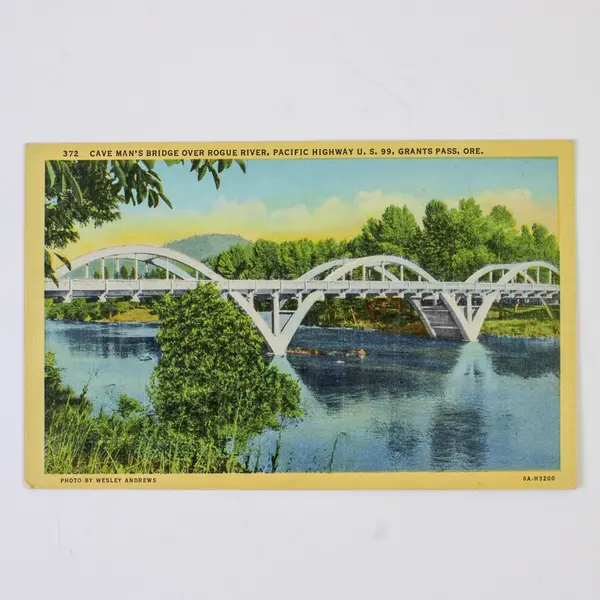 Lot Of 3 Pacific Highway Bridges Oregon Color Postcards Umpqua Rogue Canyon Crk