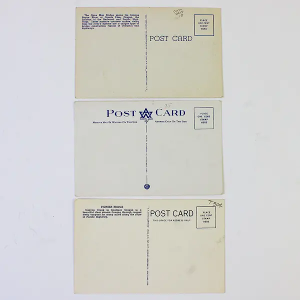 Lot Of 3 Pacific Highway Bridges Oregon Color Postcards Umpqua Rogue Canyon Crk