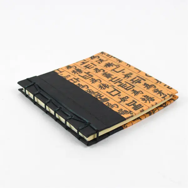 Lot of 4 Handcrafted Books Hardcover Fabric Covering Unique Type-Written Stories