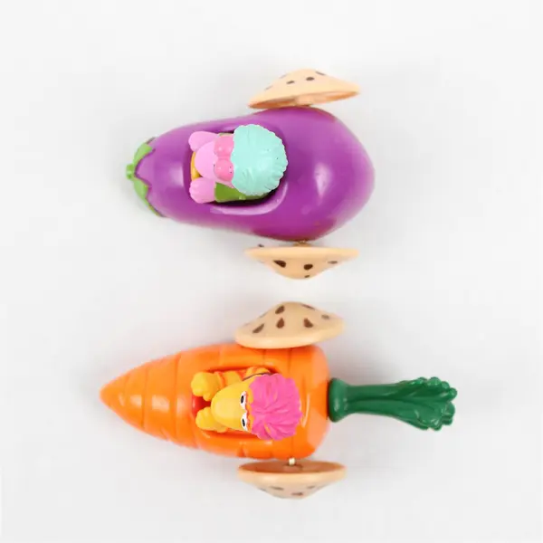 Lot of 2 1988 Vintage Fraggle Rock McDonald's Toys Gobo & Mokey Cars