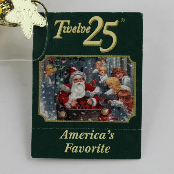 Lot of 2 Twelve 25 Glass Gingerbread Angel Cookie Ornament