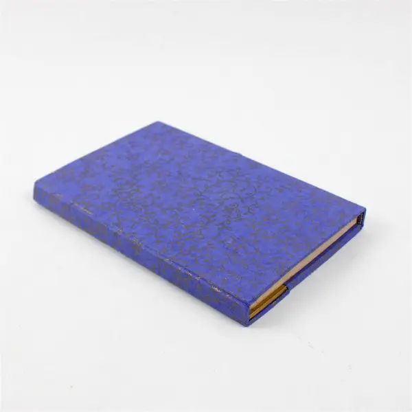 Lot of 2 Handcrafted Blank Books for Journaling Diaries Tri-Fold Hardcover Good