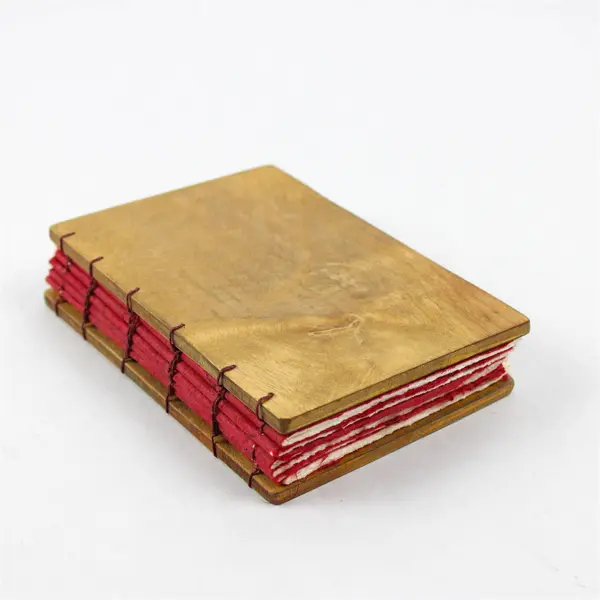 Lot of 5 Handcrafted Blank Page Books by Claudia Byington For Journaling Good