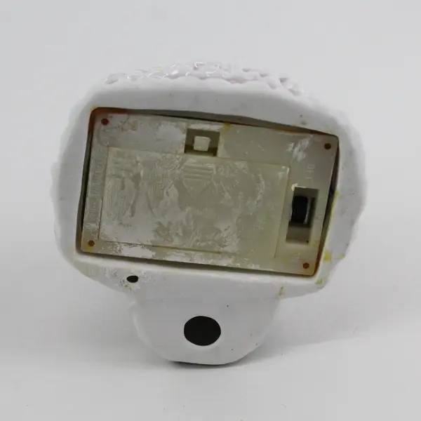 2000 Roman Inc. Ceramic Angel With A Lighted Candle With A Baby In A Bassinet