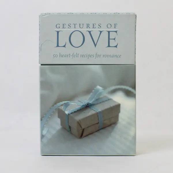 Gestures Of Love Cards With Box 50 Heartfelt Recipes for Romance Sue Riley Good