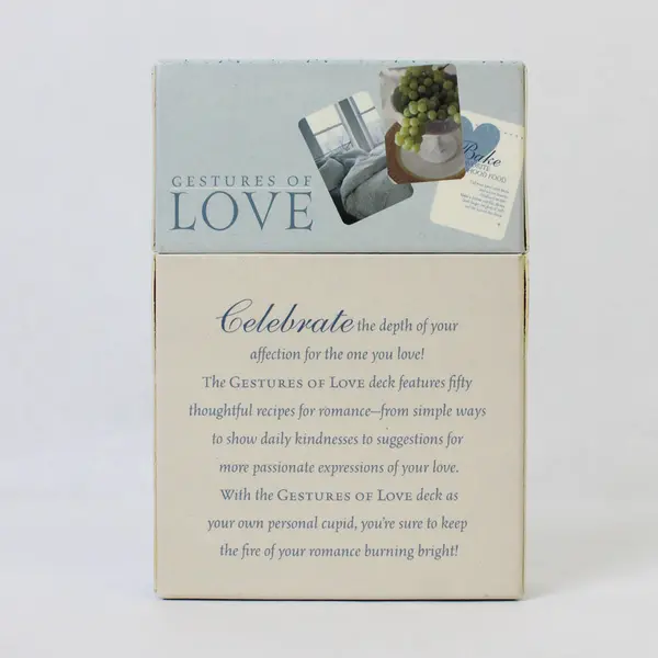 Gestures Of Love Cards With Box 50 Heartfelt Recipes for Romance Sue Riley Good