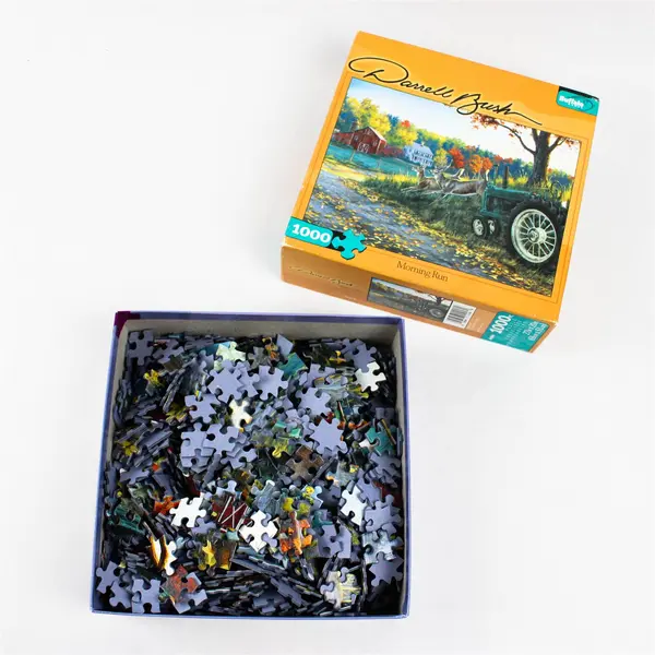 Morning Run 1,000 Pc. Jigsaw Puzzle, 27"x20" Buffalo Games Complete