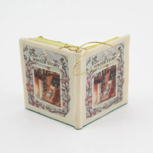 1990 Enesco Jill Barklem Brambly Hedge Winter Story Ornament 613630