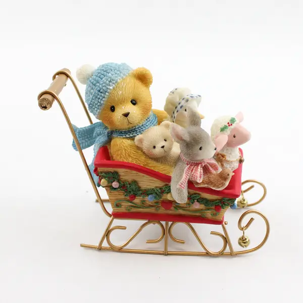 Cherished Teddies By Enesco "Look Out Snow! Here We Go!" 1999 Brian 533807