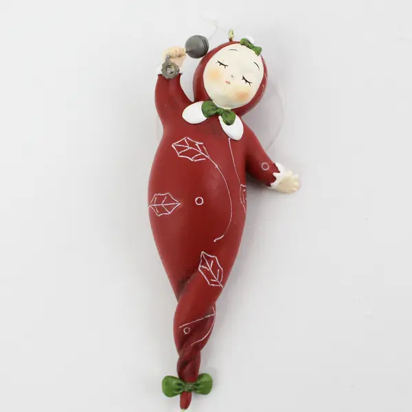 Lot of 2 Gawking Grandparents Go Gaa Gaa Over The Girl Ornaments