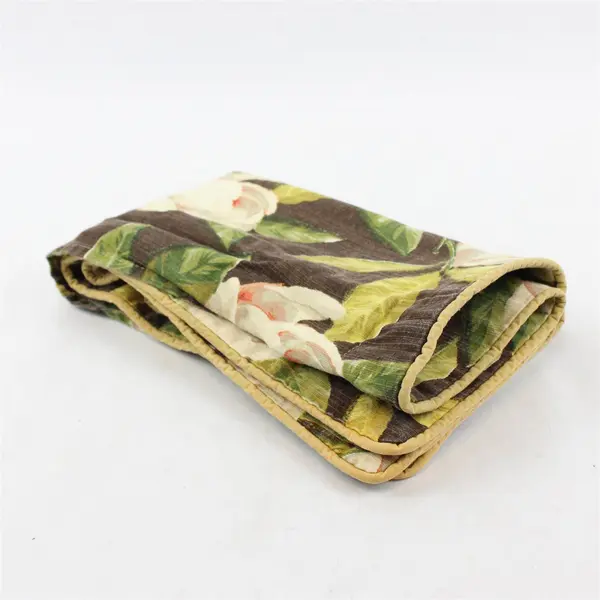 Echo Rose Print Brown Cotton Pillow Sham 23" x 28"