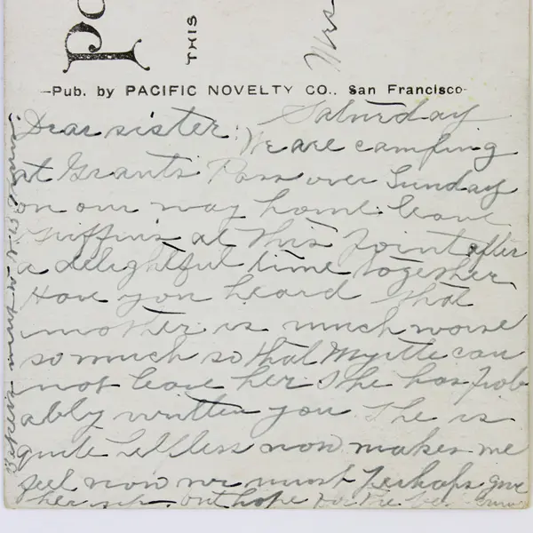 Ashland Creek Chautauqua Park Ashland Oregon Litho Postcard