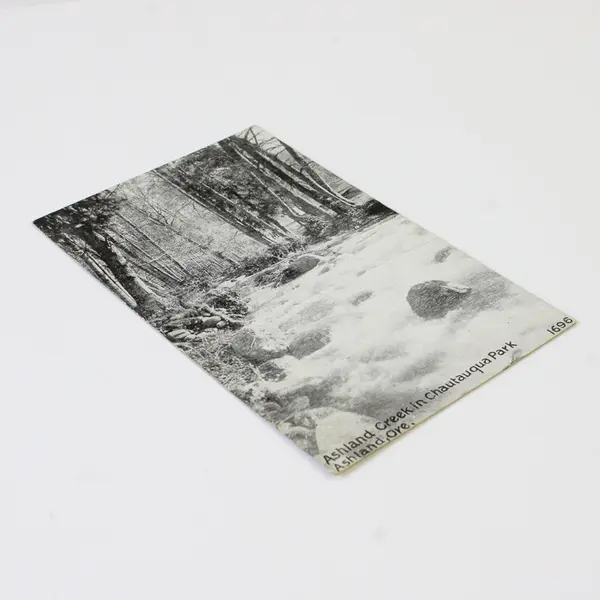 Ashland Creek Chautauqua Park Ashland Oregon Litho Postcard