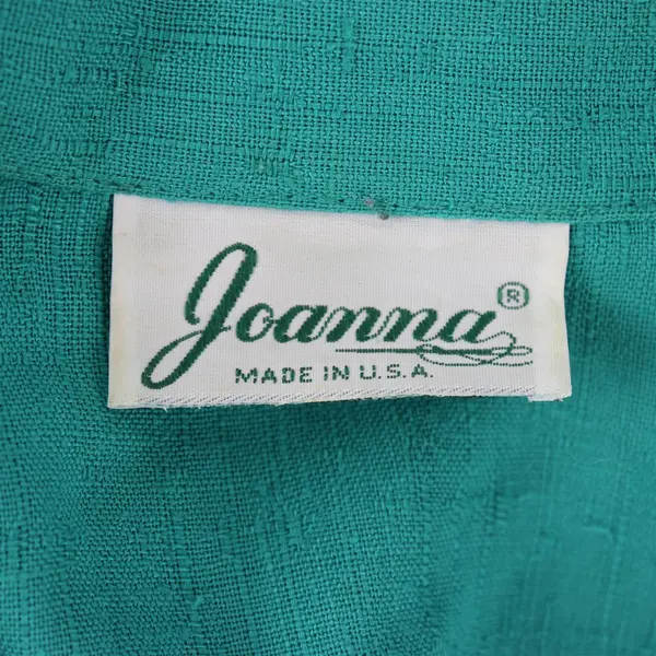 VTG Joanna Women's 24W Teal 3/4 Sleeve Open Front Blazer