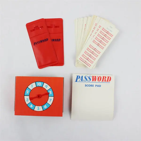 Vintage 1978 Password Game 20th Ed. by Milton Bradley, Complete