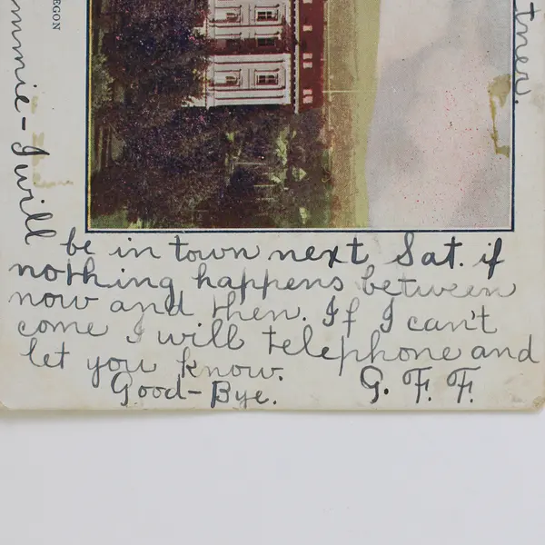 State Capitol Salem Oregon Colorized Litho Postcard 1907 DM Averill