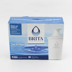 2 Brita Standard Replacement Filters for Pitchers Dispensers In 3 Count Box