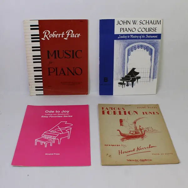 Lot of 4 Vintage Piano Song Books Sheet Music 1938 to 1991 Good