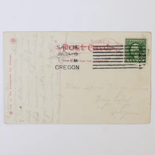 Lot Of 2 Salem Oregon Color Litho Postcards Deaf School Sacred Heart Academy 