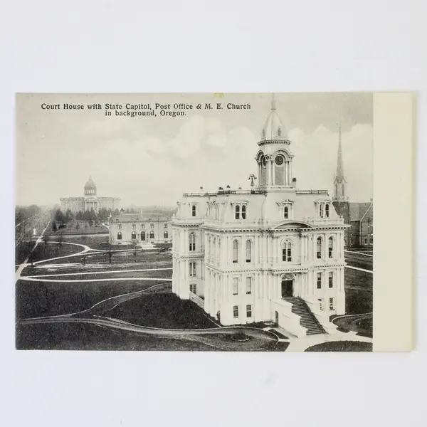 Lot Of 3 Salem Oregon State Capitol Litho Postcards 1900s 1910s