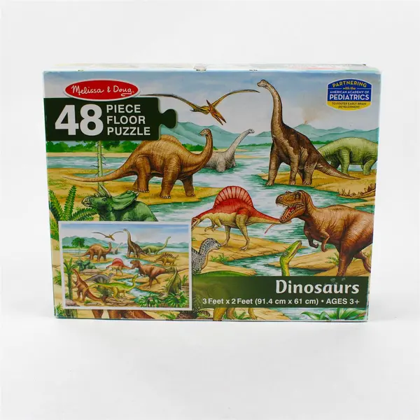 Melissa & Doug Dinosaurs Floor Puzzle 48 Pcs. 36" x 24" complete #0421 