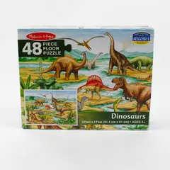 Melissa & Doug Dinosaurs Floor Puzzle 48 Pcs. 36" x 24" complete #0421 