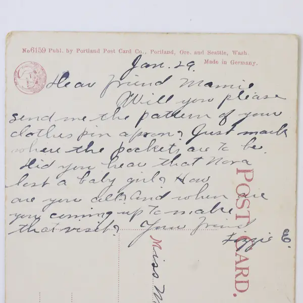 Chinese Pheasant Oregon's Famous Game Bird Litho Postcard Balm Oregon Postmark