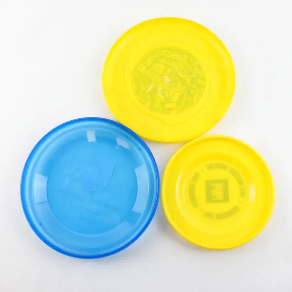 Lot of 3 Frisbees 8.75in Flying Discs 2 Regular 1 Mini Used