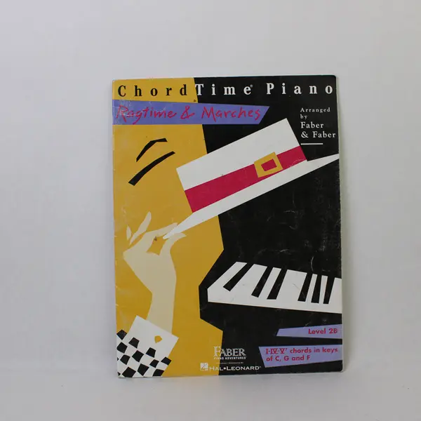 Lot of 2 Vintage Level 2B Piano Books 1996 & 1997 by Nancy & Randall Faber Good