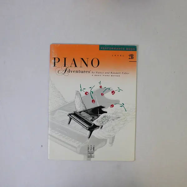 Lot of 2 Vintage Level 2B Piano Books 1996 & 1997 by Nancy & Randall Faber Good