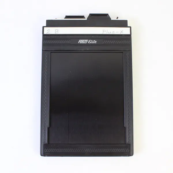 Lot Of 3 Used Vintage Fidelity And Lisco 4X5 Film Holders Black Plastic 