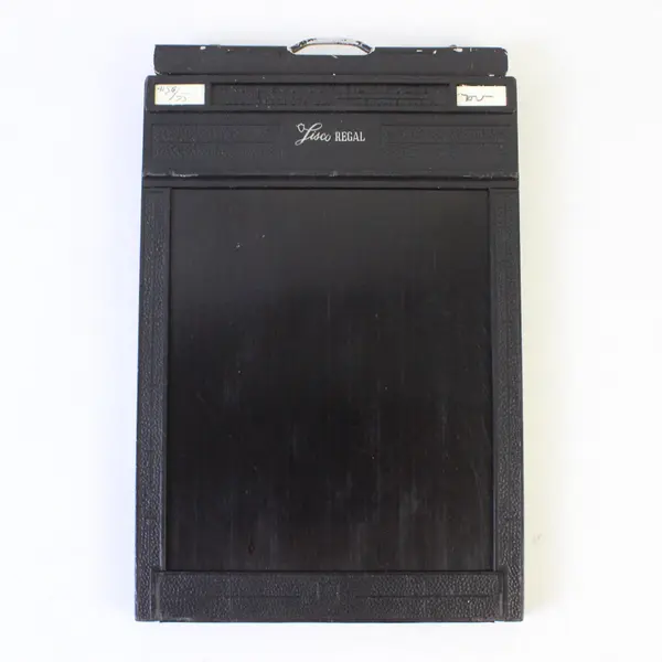 Lot Of 3 Used Vintage Fidelity And Lisco 4X5 Film Holders Black Plastic 