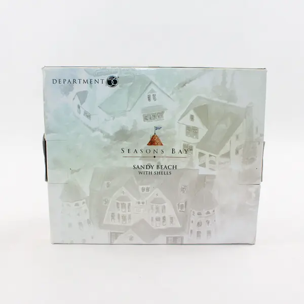 Dept 56 Seasons Bay Sandy Beach with Shells #53433 New Sealed Box