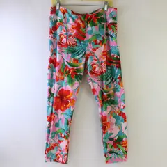 No Boundaries Multicolor Tropical Floral Print Leggings Women's Large 11-13