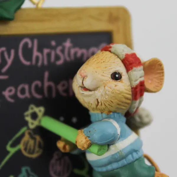 1993 Enesco Limited Edition "To A Grade 'A' Teacher" Christmas Ornament