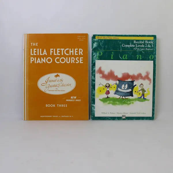 Lot of 2 Vintage Level 2 and 3 Piano Books 1980 and 1996 Good