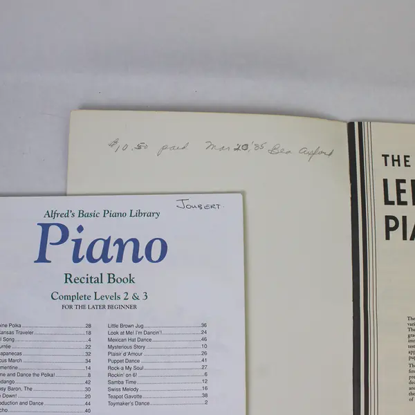 Lot of 2 Vintage Level 2 and 3 Piano Books 1980 and 1996 Good