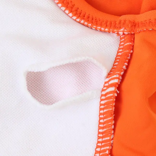 Zaful Bright Orange Bikini Swimsuit Top Women's Medium