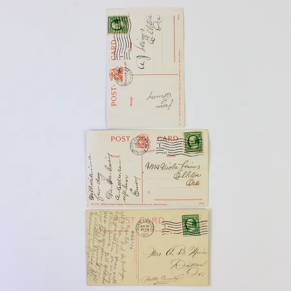 Lot Of 3 Vintage Portland Oregon Statue Postcards Thomson Elk Soldiers 1910