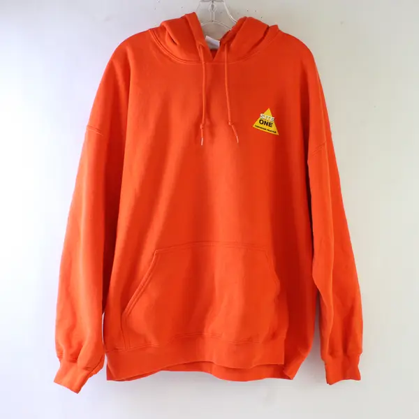 Gildan Site One Conveyor Trucks Bright Orange Hoodie Men's 2XL