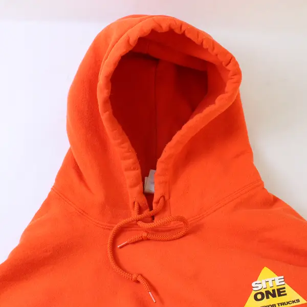 Gildan Site One Conveyor Trucks Bright Orange Hoodie Men's 2XL