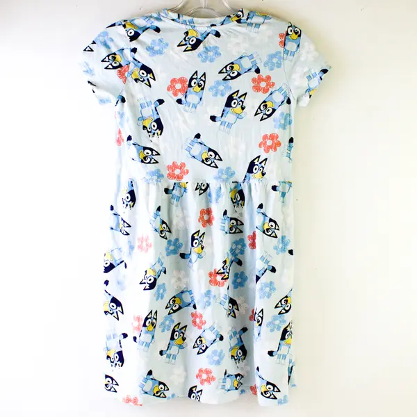 H.I.S. Bluey A-Line Cotton Blend Dress Girls' Large 10-12