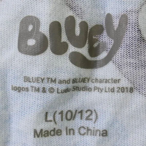 H.I.S. Bluey A-Line Cotton Blend Dress Girls' Large 10-12